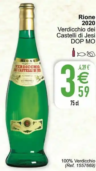 Cora Rione 2020 verdicchio dei castelli di jesi dop mo aanbieding