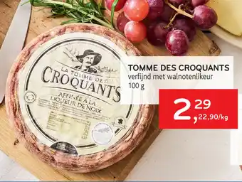Alvo Tomme des croquants 100g aanbieding