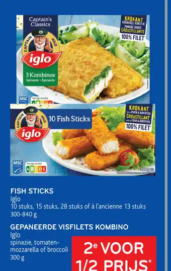 Alvo Gepaneerde visfilets kombino 300g aanbieding