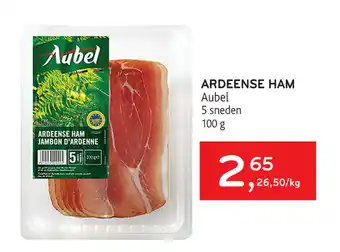 Alvo Ardeense ham Aubel 100g aanbieding
