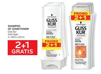 Alvo Shampoo of conditioner 3 x 200-3 x 250ml aanbieding