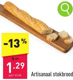 ALDI Artisanaal stokbrood aanbieding