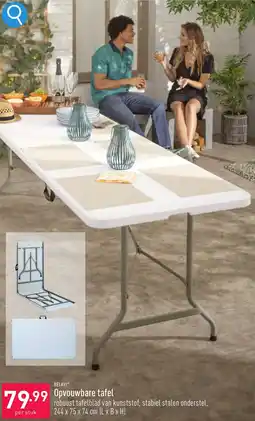 ALDI BELAVI Opvouwbare tafel aanbieding