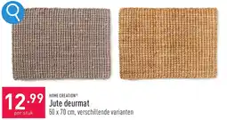ALDI HOME CREATION Jute deurmat 50 x 70 cm aanbieding