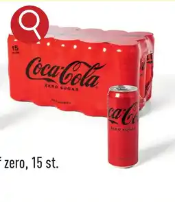 ALDI Coca-Cola zero, 15 x 33 cl aanbieding