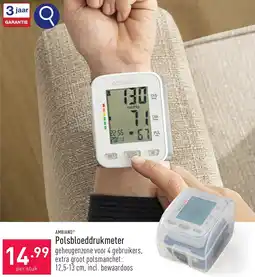 ALDI AMBIANO Polsbloeddrukmeter aanbieding