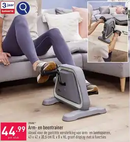 ALDI CRANE Arm en beentrainer aanbieding