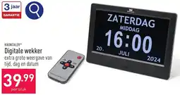 ALDI KRONTALER Digitale wekker aanbieding