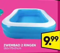 Big Bazar ZWEMBAD 2 RINGEN aanbieding