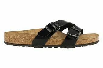 Berca Shoes Birkenstock Slipper Dames Yao Balance Black - Zwart aanbieding