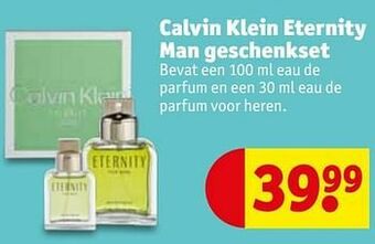 Kruidvat Calvin klein eternity man geschenkset aanbieding