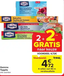 Carrefour Toppits Gamma aanbieding
