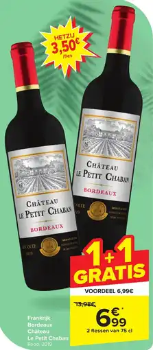 Carrefour Bordeaux Château Le Petit Chaban Rood, 2019 aanbieding