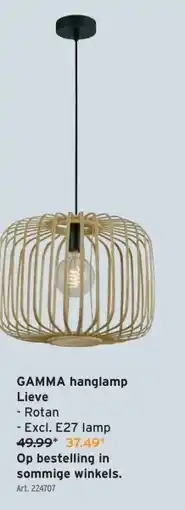 GAMMA GAMMA hanglamp Lieve aanbieding