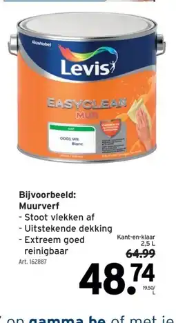GAMMA Muurverf aanbieding