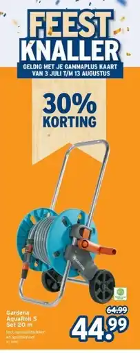 GAMMA Gardena AquaRoll S Set 20 m aanbieding