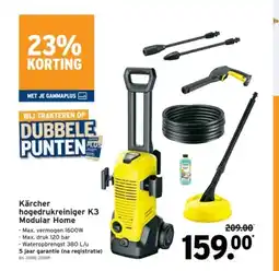 GAMMA Kärcher hogedrukreiniger K3 Modular Home aanbieding