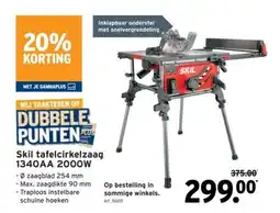 GAMMA Skil tafelcirkelzaag 1340AA 2000W aanbieding