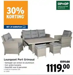 GAMMA Loungeset Port Grimaud aanbieding