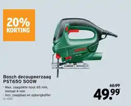 GAMMA Bosch decoupeerzaag PST650 500W aanbieding