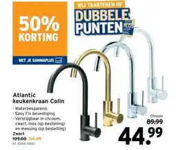GAMMA Atlantic keukenkraan Colin aanbieding