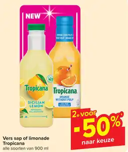 Vers sap of limonade Tropicana