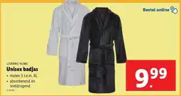 Lidl LIVARNO HOME Unisex badjas aanbieding
