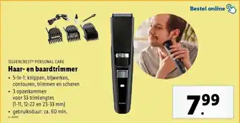 Lidl SILVERCREST PERSONAL CARE Haar- en baardtrimmer aanbieding