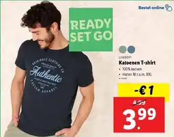 Lidl LIVERGY Katoenen T-shirt aanbieding
