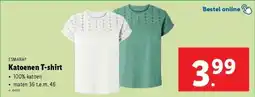 Lidl ESMARA Katoenen T-shirt aanbieding