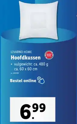 Lidl LIVARNO HOME Hoofdkussen aanbieding