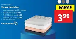 Lidl LIVARNO HOME Jersey hoeslaken aanbieding