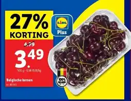 Lidl Belgische kersen 500g aanbieding
