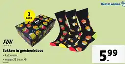 Lidl Sokken in geschenkdoos aanbieding