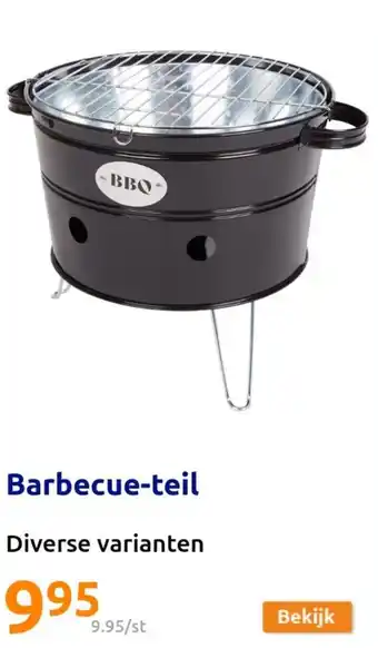 Action Barbecue-teil aanbieding