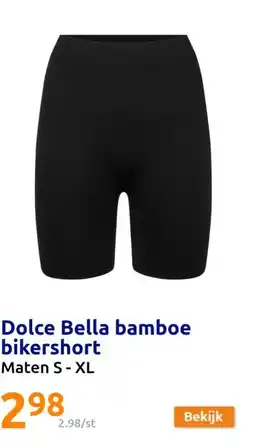 Action Dolce Bella bamboe bikershort aanbieding