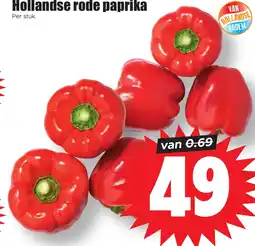 Dirk Hollandse rode paprika aanbieding
