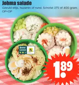 Dirk Johma salade aanbieding