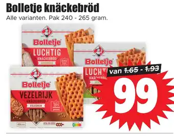 Dirk NL Bolletje knäckebröd aanbieding