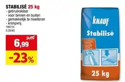 Hubo STABILISÉ 25 kg aanbieding