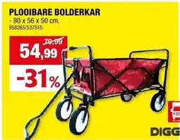 Hubo PLOOIBARE BOLDERKAR aanbieding