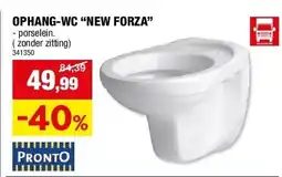 Hubo OPHANG-WC “NEW FORZA” aanbieding
