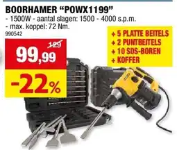 Hubo BOORHAMER “POWX1199” aanbieding