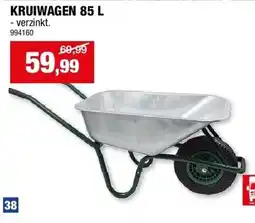 Hubo KRUIWAGEN 85 L aanbieding