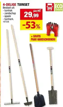 Hubo 4-DELIGE TUINSET aanbieding