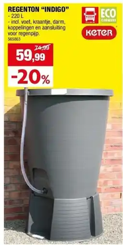 Hubo REGENTON “INDIGO” aanbieding