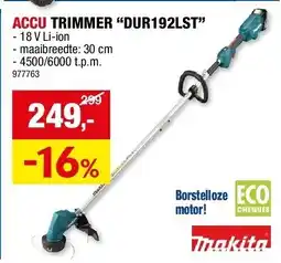 Hubo ACCU TRIMMER “DUR192LST” aanbieding