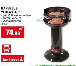 Hubo BARBECUE “LOEWY 40” aanbieding