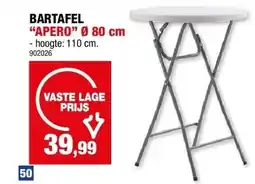 Hubo BARTAFEL “APERO” Ø 80 cm aanbieding