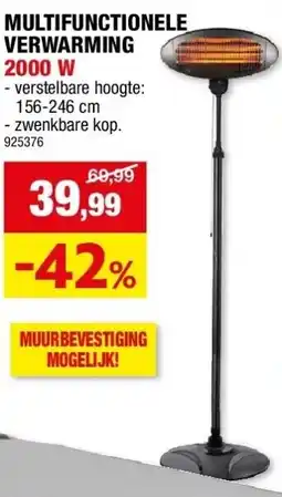 Hubo MULTIFUNCTIONELE VERWARMING aanbieding
